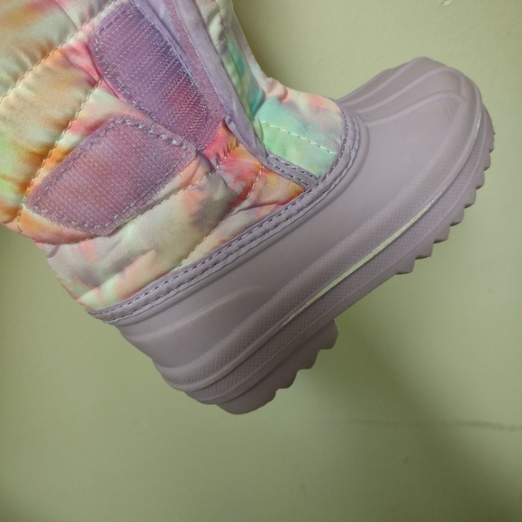 Children's Place Girls Purple/Pink Snow Boots Size 6 - Picture 5 of 10
